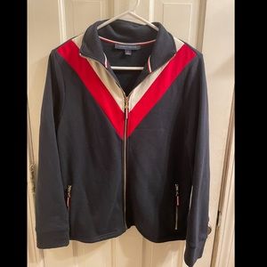 Tommy Hilfiger Zip Up Sweater- Medium